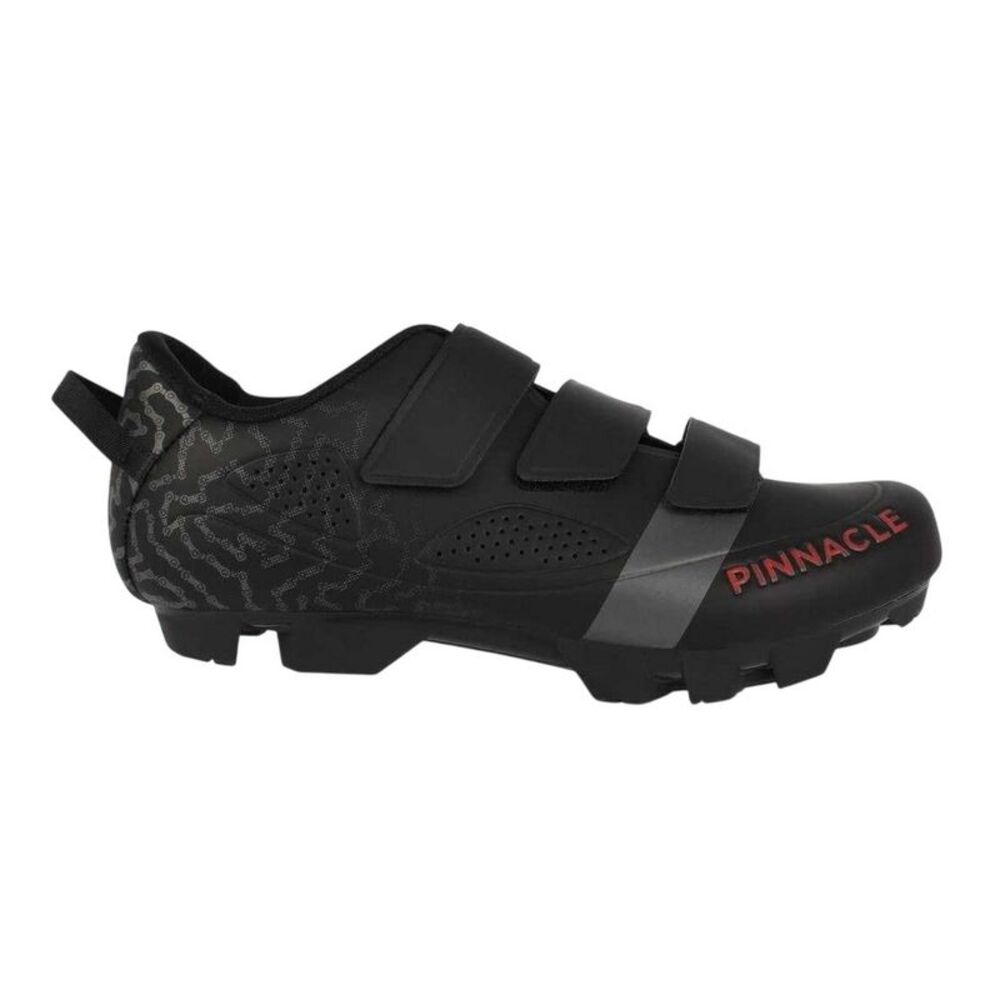 Pinnacle Womens/Ladies Maple Reinforced Toe Shoes / Black/Coral